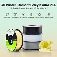 Creality Soleyin Ultra PLA 3D Printer Filament 1.75mm 1KG 3D Printing Consumables Matte Safe and environmentally friendly Black