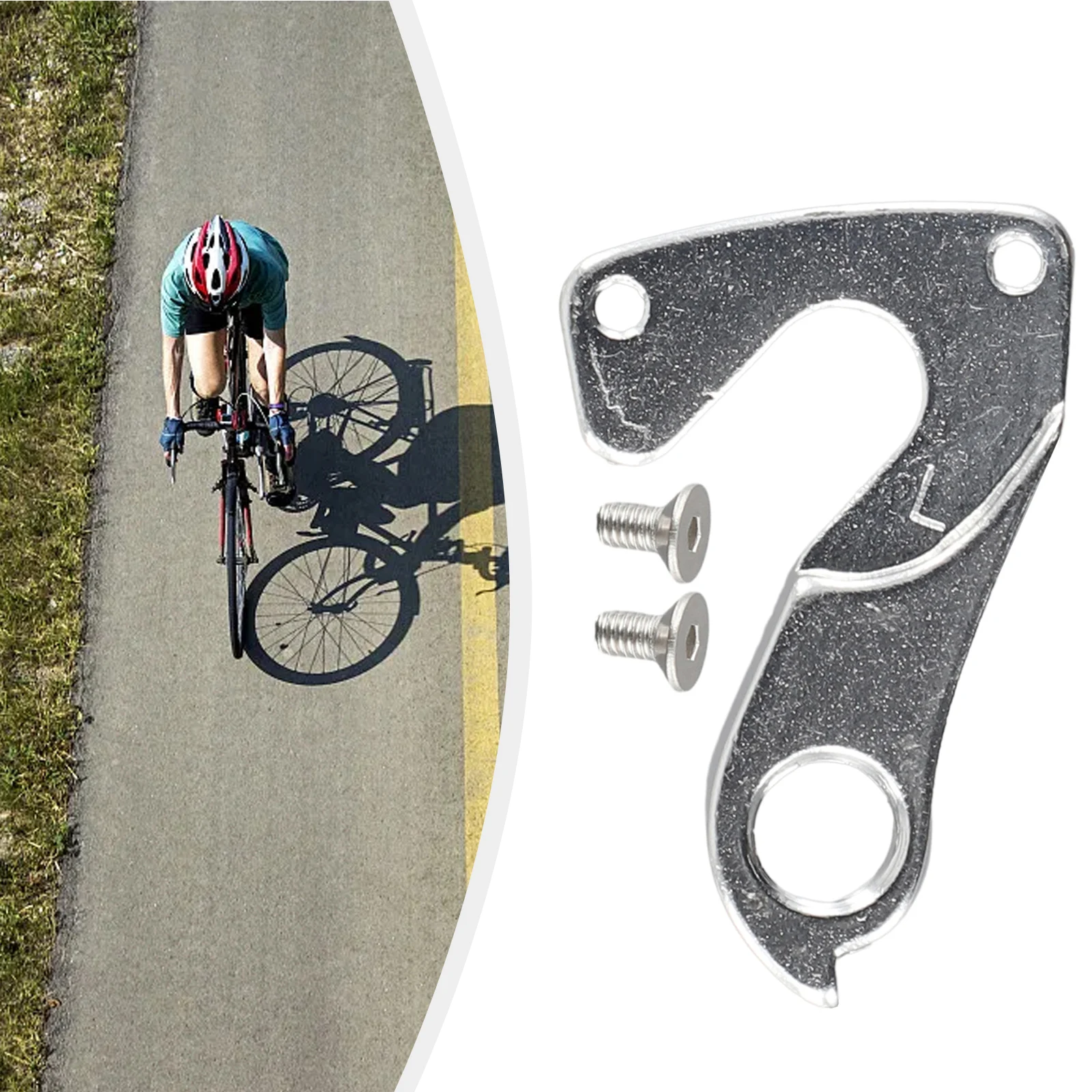 

Bicycle Tail Hook Derailleur Hanger Cycling Outdoor Sports Parts Replace Silver Aluminum Alloy For Upland Bicycle