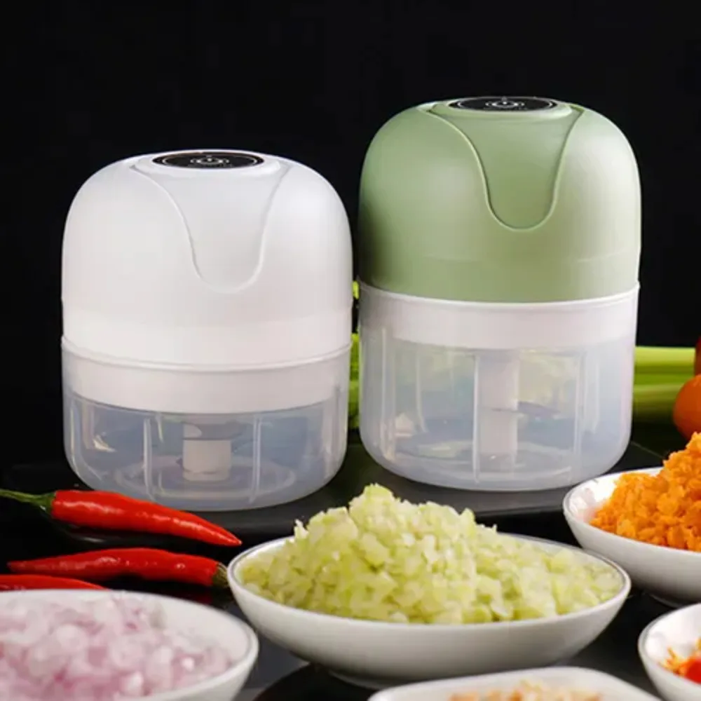 Meat Grinder USB Garlic Masher Machine 23W Mini Electric Garlic Chopper 100/250ml Mini Food Processor Jam