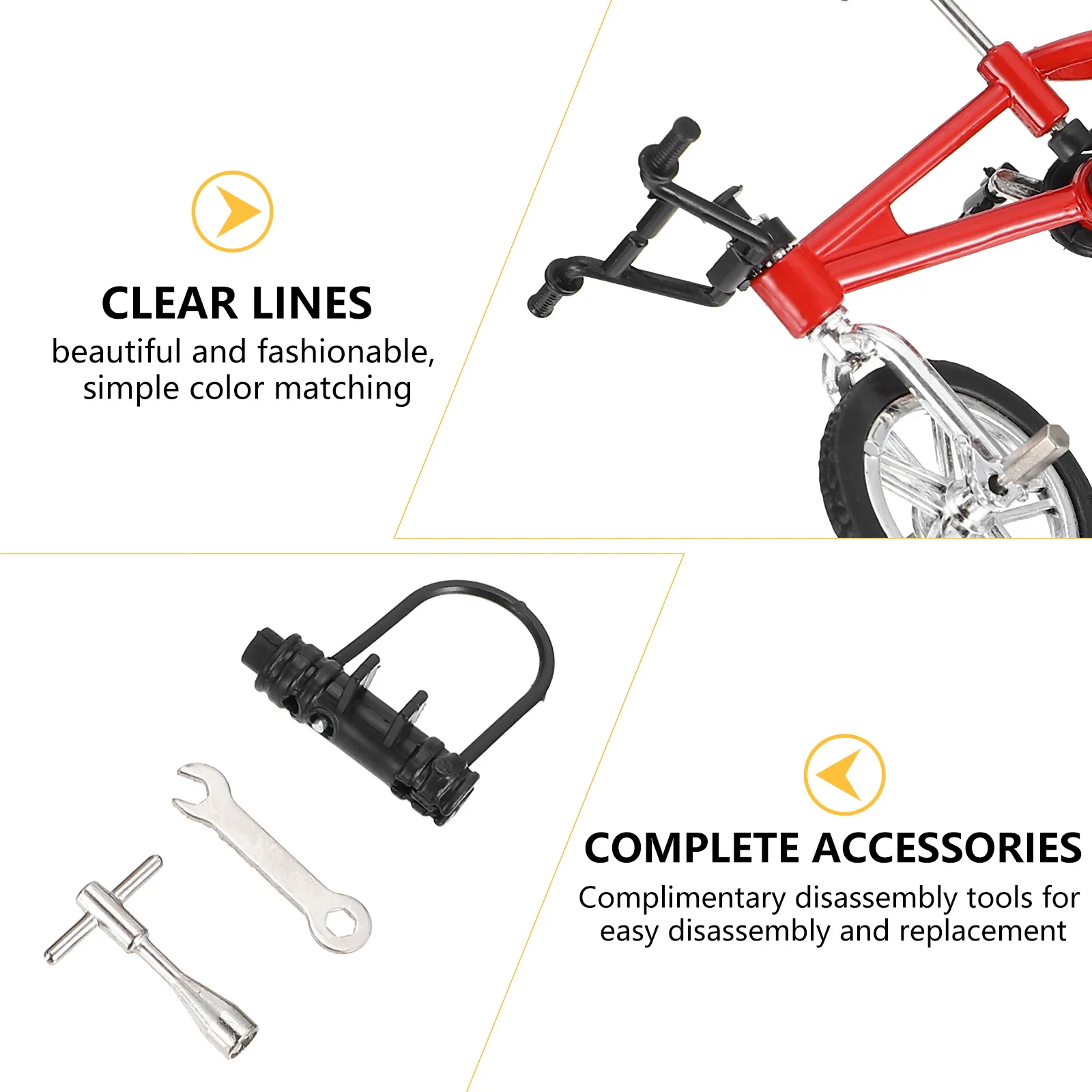 1 set dito bici lega simulazione bici da tavolo dito bicicletta da collezione regalo di compleanno modello mini Mtb