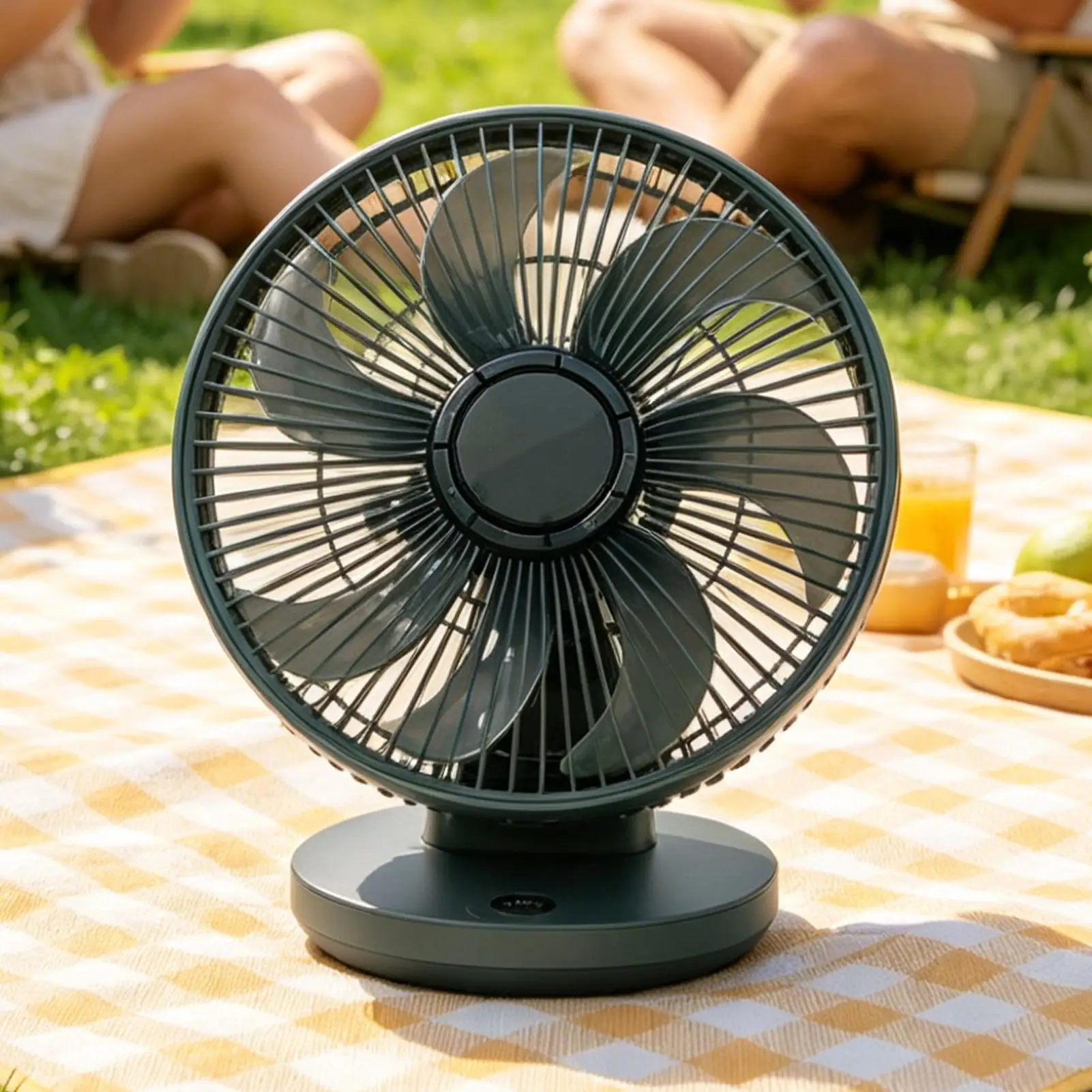 Universal Replacement Fan Blades 12/14 Inch 7 Blades Design Quiet Fan Accessories with Nut Cap for Standing Table Wall Fans