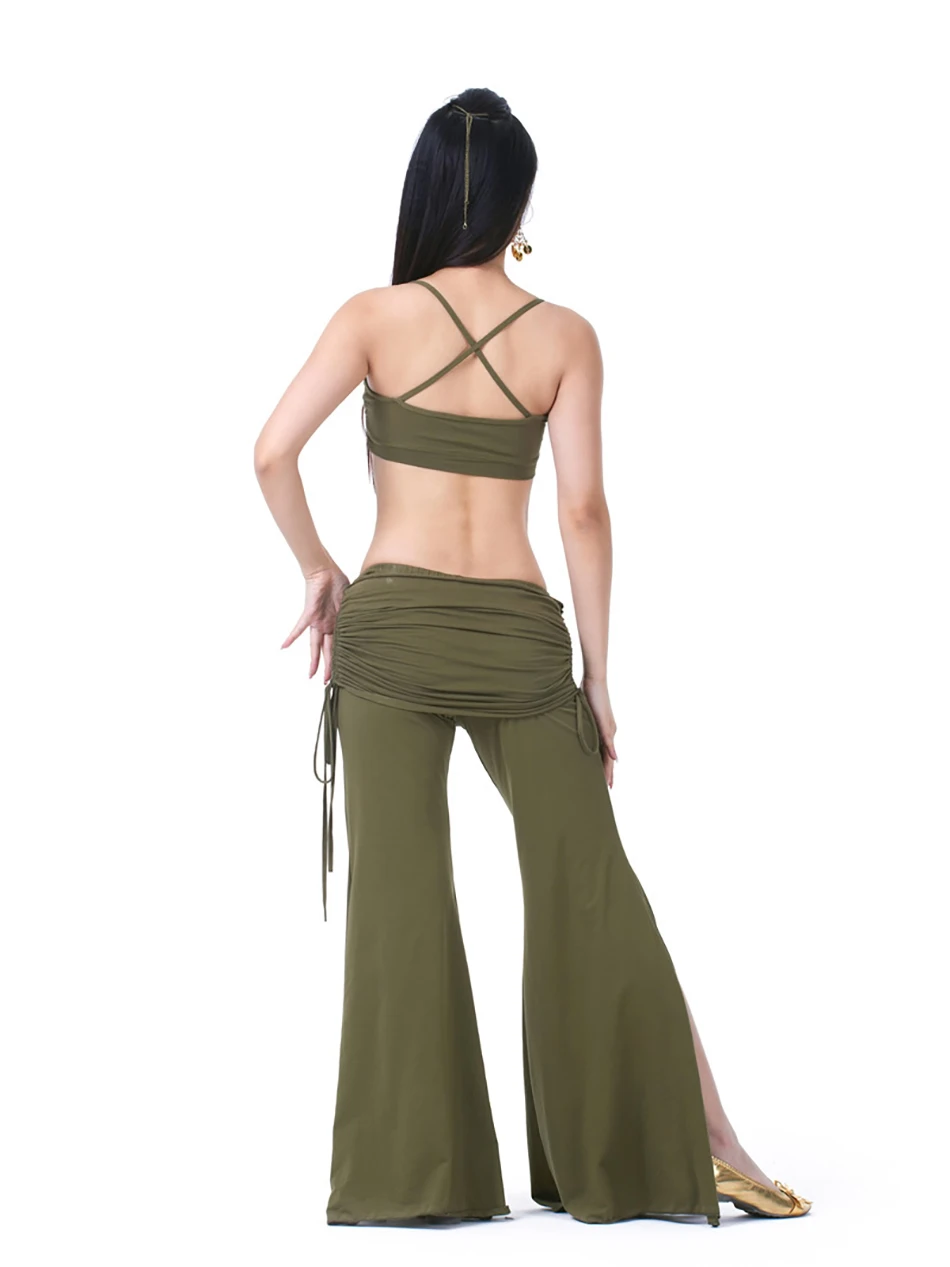 Accessoires de danse du ventre en coton, costume de pratique de la phtaline du ventre, Wstring de proximité double face, pantalon tribal, accessoires