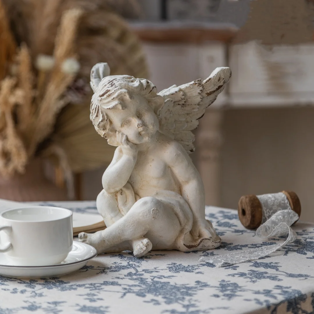 Vintage Angel Living Room Bedroom Desktop Home Decorations Ornaments Crafts Display Wedding Photography Props