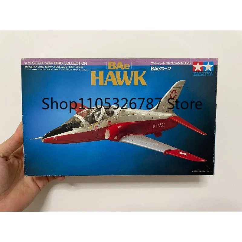 

Authentic Genuine Original BAe Hawk Military Trainer Fighter Jet 1/72 Scale No.23 Plastic Aircraft Assembly Hobby Model Kit