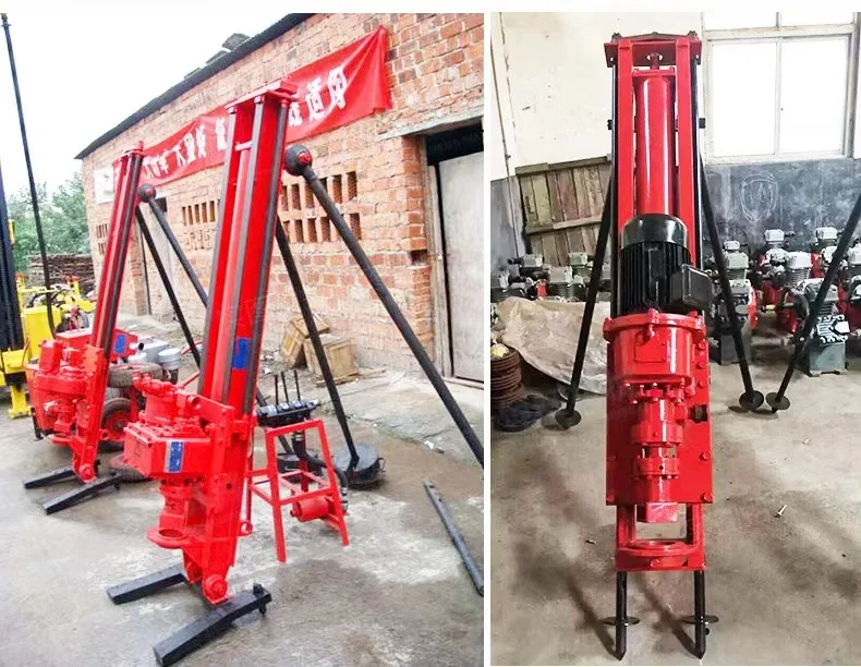 Small down-the-hole drill, mountain blasting, pneumatic rock drilling equipment, horizontal drill,