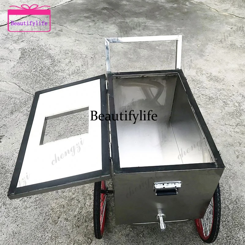 Limited time discountChina Mobile Ice Cream Cold Plate Push Cart Of Vendors