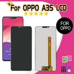 6.2'' LCD For OPPO A3S CPH1803 CPH1853 LCD Display Touch Panel Sensor For OPPO A3s Screen No/With Frame  Digitizer Assembly