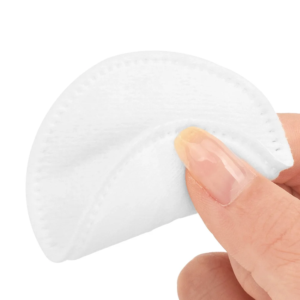 100 個のラウンドメイクアップパッド優しい角質除去パッドコンパクトフェイシャルコットン毎日の旅行に適しています