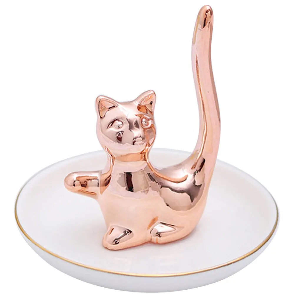 

Керамическая подставка для украшений: элегантный лоток для колец, стильный органайзер для дома, подставка для драгоценностей, дисплей для бижутерии