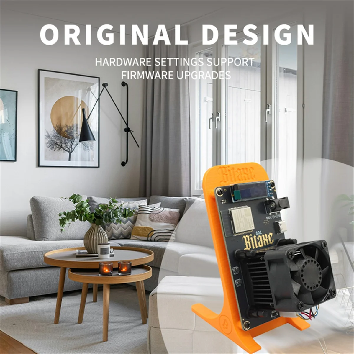 

A74Z Gamma 601 BTC Solo Miner 1200GH/S 18W BM1370 Asic Chip From Antminer S21 Pro Bitcoin BTC Miner Wth Stand US PLUG