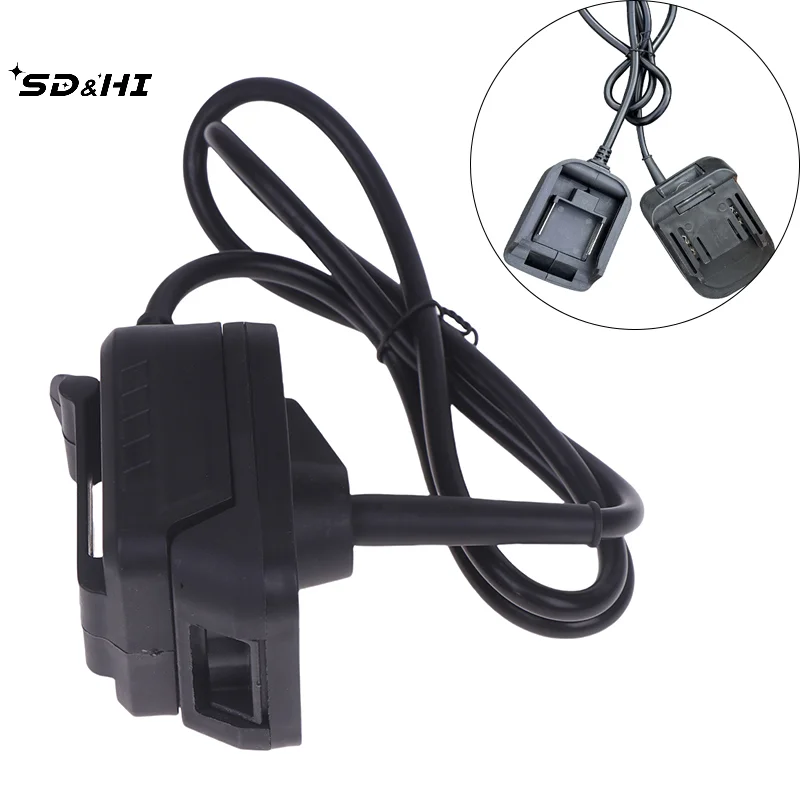 1PCS Li-ion Battery Adapter Converter Extended Line Weight Reducer For 18V 21V Lithium Battery Power Tool Accessories