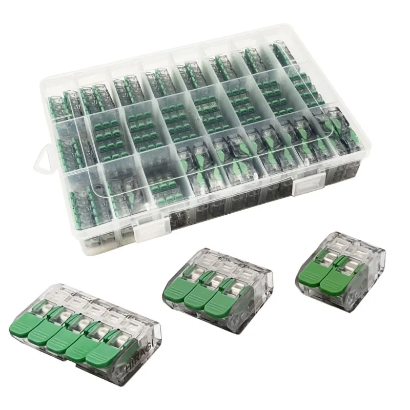 ערכת מחבר תיל ידית, 2 3 5 סוג מחבר חוט יציאה, מסופי חיבור למעגל חוט 24-12 awg