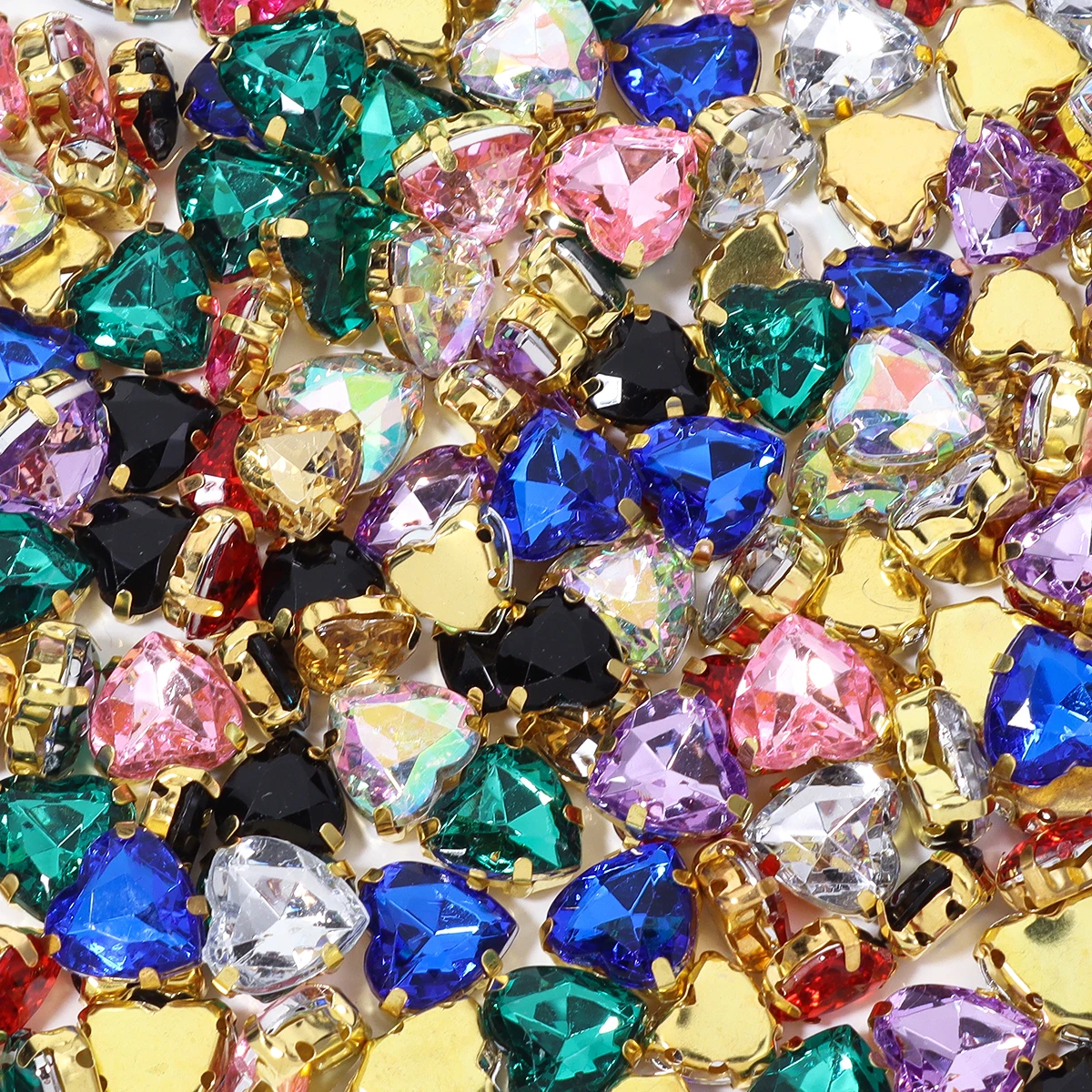 30 teile/los 10/12mm Herz Form – Sew On Rhinestone Bewertung und Preis