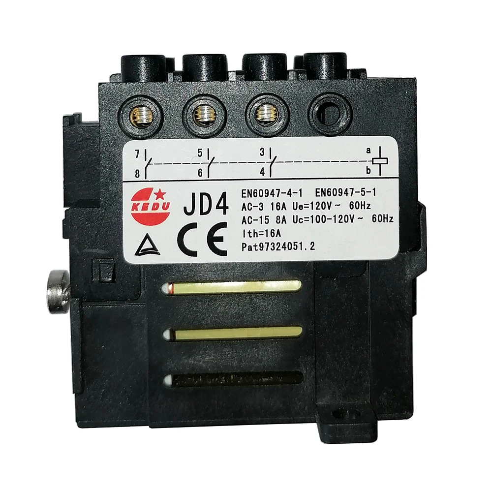 JD4 120V Electromechanical Relays KEDU Motor Replacement 8Pins 3 Normally Open 60 Hz