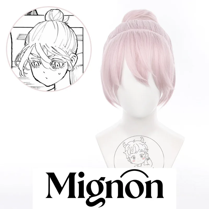 Tokyo Revengers Wakasa Chifuyu cosplay wig bun style Halloween gift
