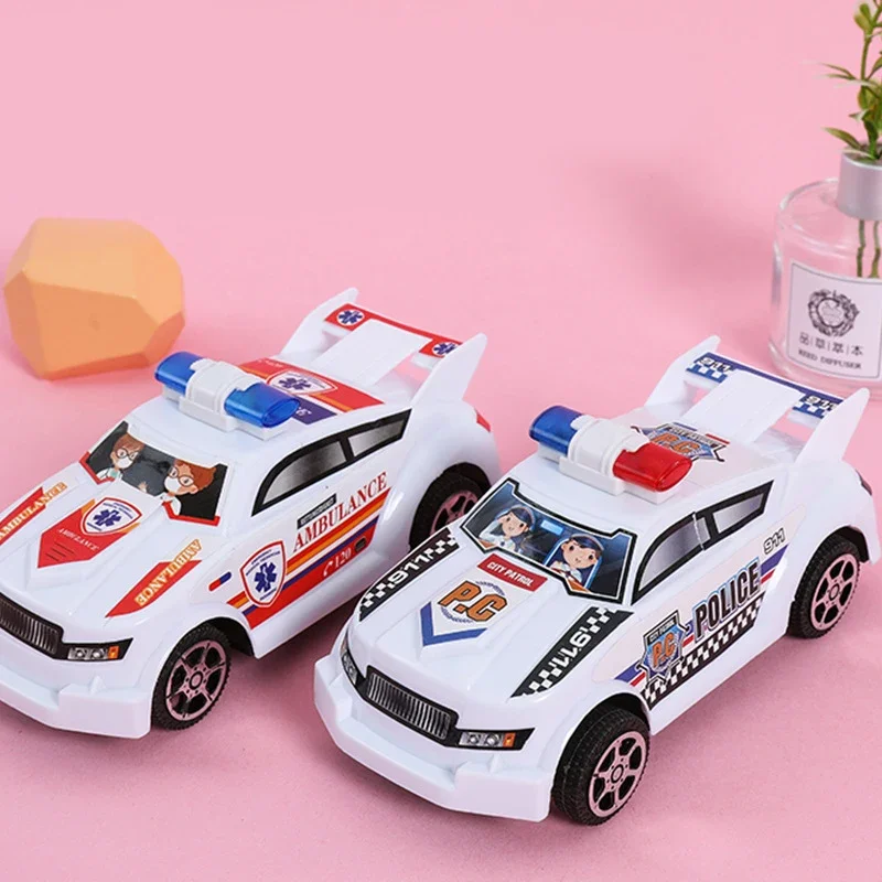 

Funny Children Back To The Car Police Car Inertia Small Car Children's Educational Play House Play Toy Simulation Police Car Toy