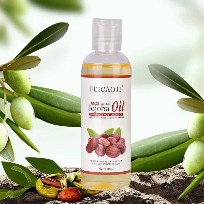 Natural Organic Jojoba Oil Anti Aging Firming Skin Face  Moisturizing Relaxing Massage Oil Hair Repair Skin Care Body Oil