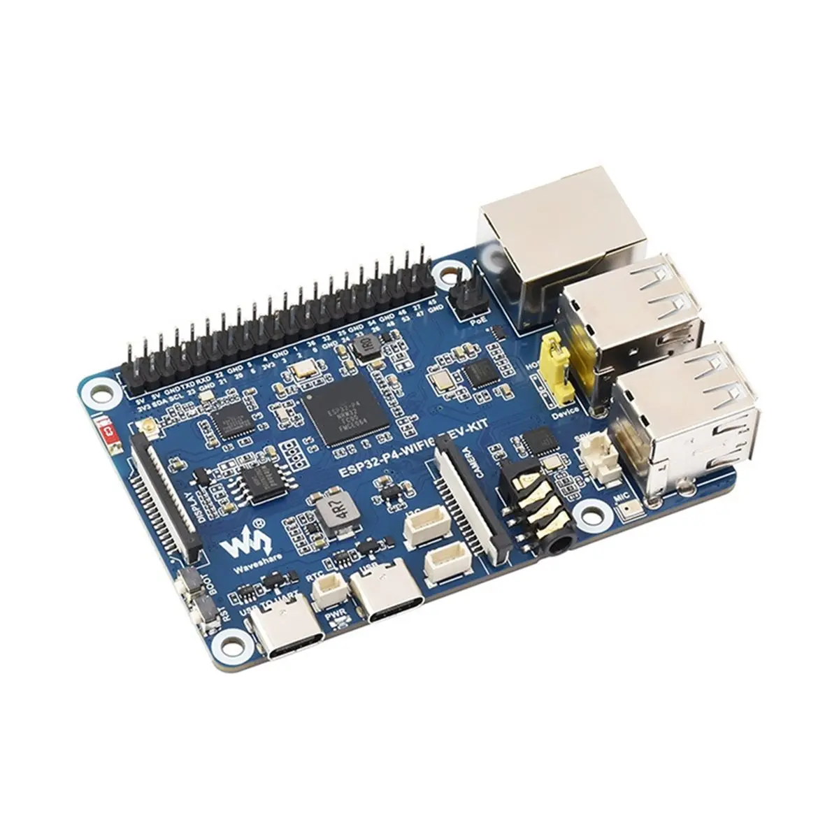 A72U  -P4 Multimedia Development Board with Onboard -P4 MCU and -C6 Supporting Wi-Fi 6/Bluetooth W/Speaker