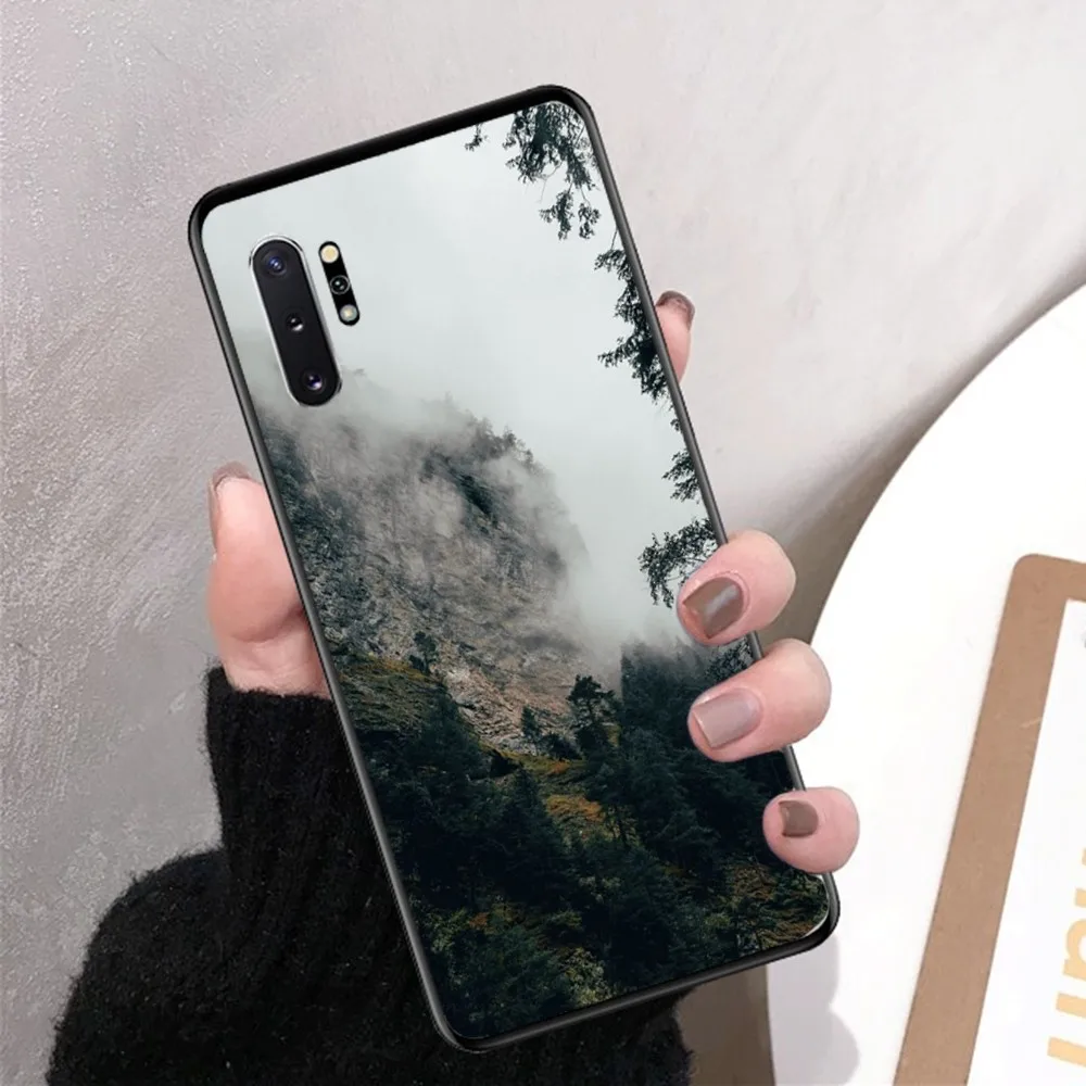 Mountain Forest Phone Case For Samsung Note 8 9 10 20 pro plus lite M 10 11 20 30 21 31 51 A 21 22 42 02 03