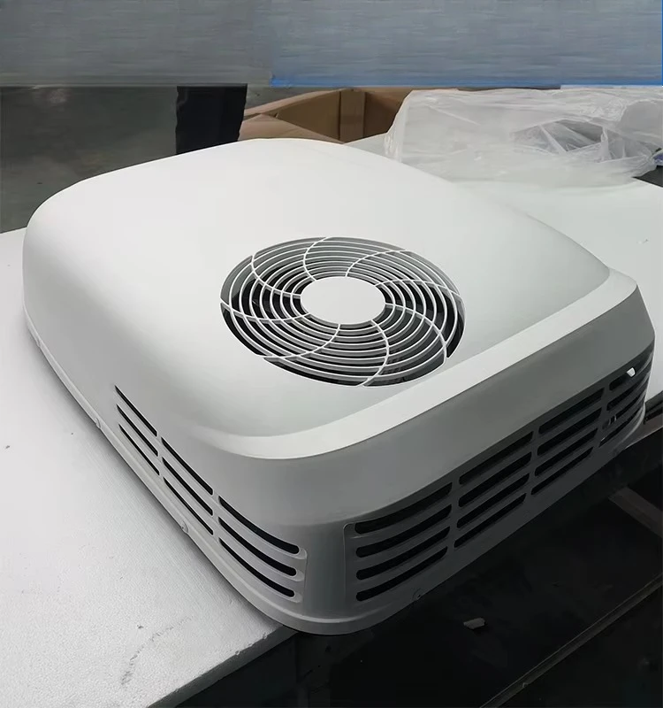 Cooling System Rooftop Cabin Cooler 12v 24v 9000BTU Truck Roof Air Conditioner Cooling Electric Truck Air Conditioner