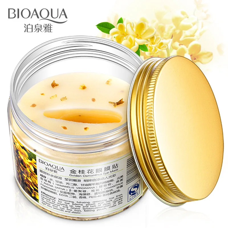 

Gold Osmanthus Eye Mask Anti Wrinkle Brighten Dark Circles Moisturizing Eye Patch Skin Care Gel Patch Korean Cosmetics