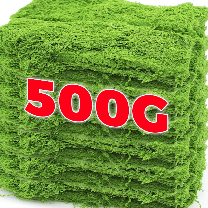 

500/30g Artificial Green Plants Eternal Life Moss Landscape Garden Fake Grass DIY Crafts Grass Garden Room Potting Decoration