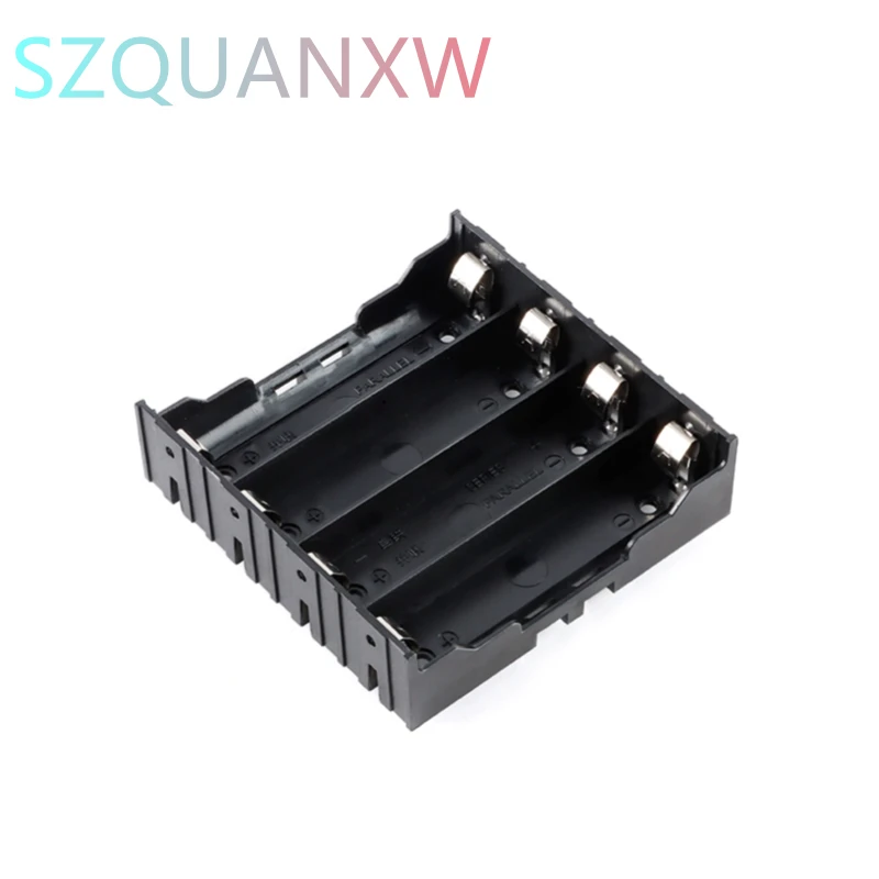 ABS 18650 قوة البنك حالات 1X 2X 3X 4X 18650 حامل البطارية صندوق تخزين 1 2 3 4 فتحة بطاريات الحاويات مع دبوس الصلب #6