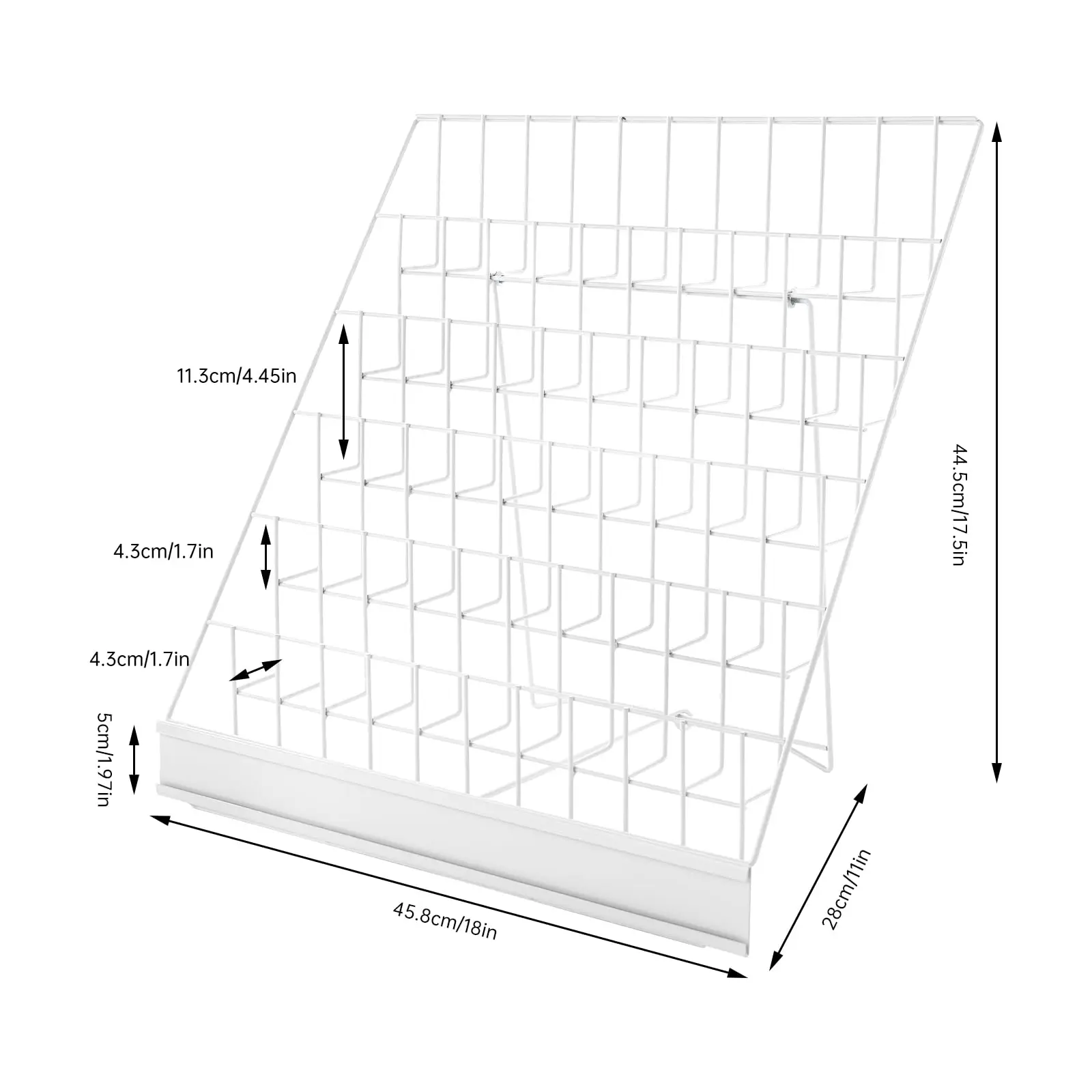 رف مجلات سلكي معدني، حامل عرض كتب على سطح الطاولة مكون من 6 طبقات، حامل عرض تجاري قابل للطي للقصص الهزلي، بطاقات المعايدة، Li