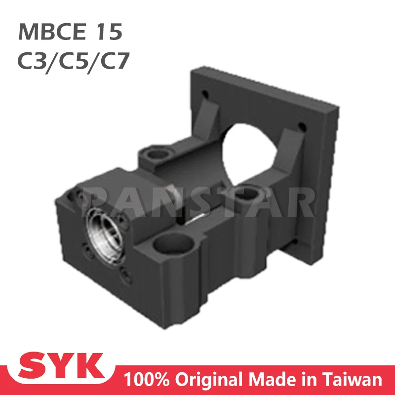 SYK Professional Motor Bracket Support Unit for ball screw housing MBCE15-D/DP/E/EP stepper servo motor with BF15 and Coupler cn