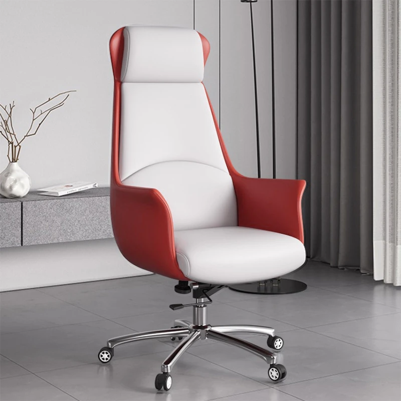 Lazy Chair Individual Reclining Relaxation Armchair Saddle Advanced Backrest Gamming Kitchen Computer Rolling Office Leg Rest