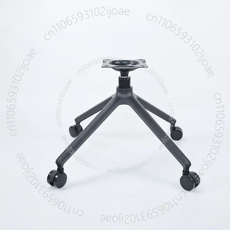 Cross Four-star High Aluminum Alloy Tripod Black Leisure Chair Computer Chair Office Chair Tripod Bracket Base