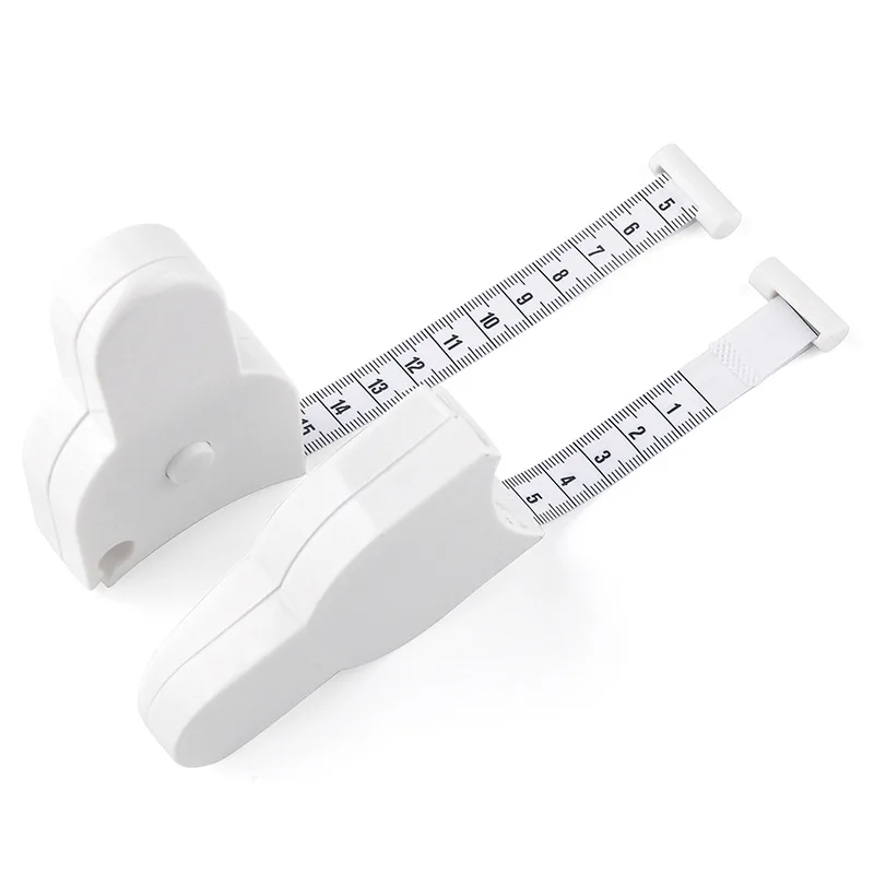 1.5 Meters Y-Shaped Waist Automatic Stretching Measuring Tape 60 Inches Flexible Health Elastic Torch Handle