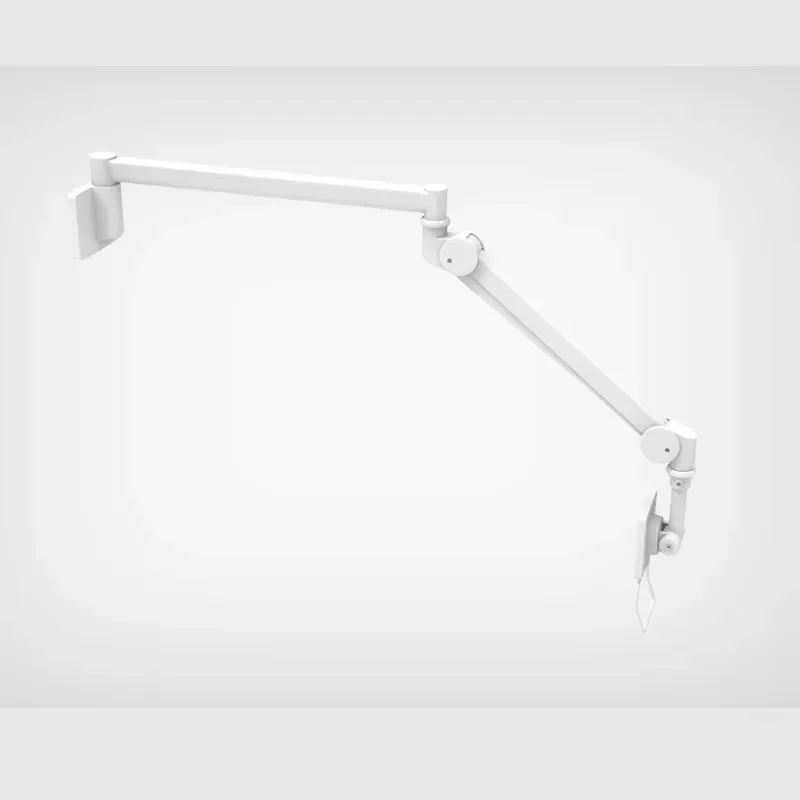 Universal Monitor Arm Wall Mount Bracket Full Motion Swivel Tilt for 13 to 27 Inch LCD LED Screen Heavy Duty Steel Support