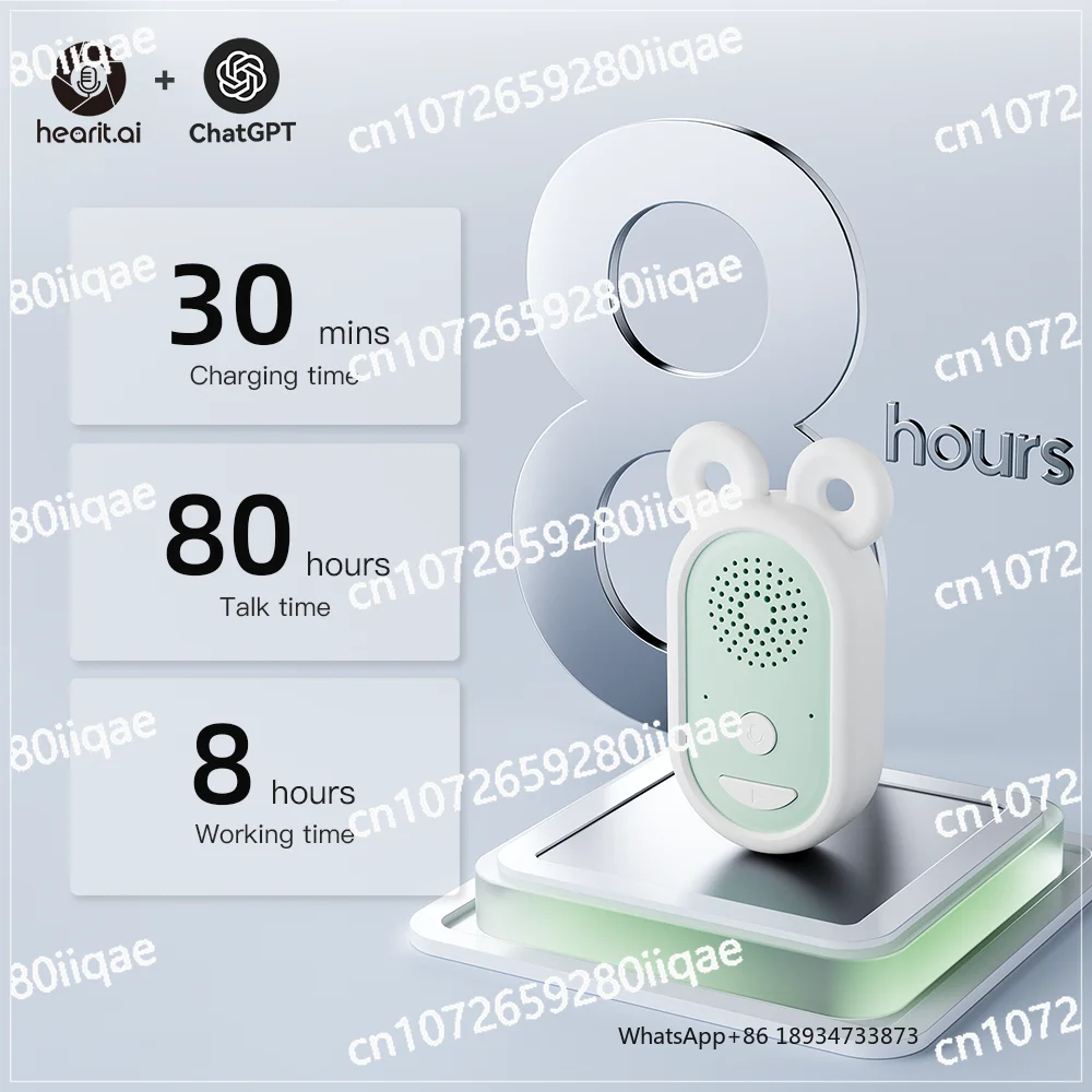 Wireless OpenAi Chat Gpt Chatgpt4.0 Wi-Fi Operation AI Models Smart Translator Smart Microphone With Speakers