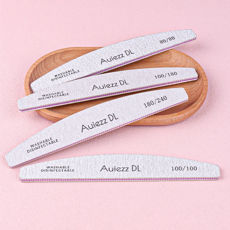 Picture 5: 5/10Pcs Professional Nail Art Files Thick Sandpaper Emery Board Grey Buffing Block Manicure Tools for Polishing Sanding Tool