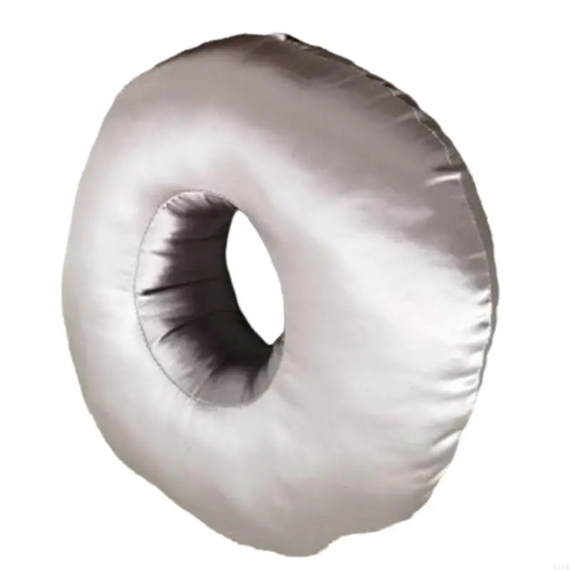 R1WB Ear Piercing Pillow Sleeping Doughnuts Cushion Fade Resistant with Hole Side Sleep