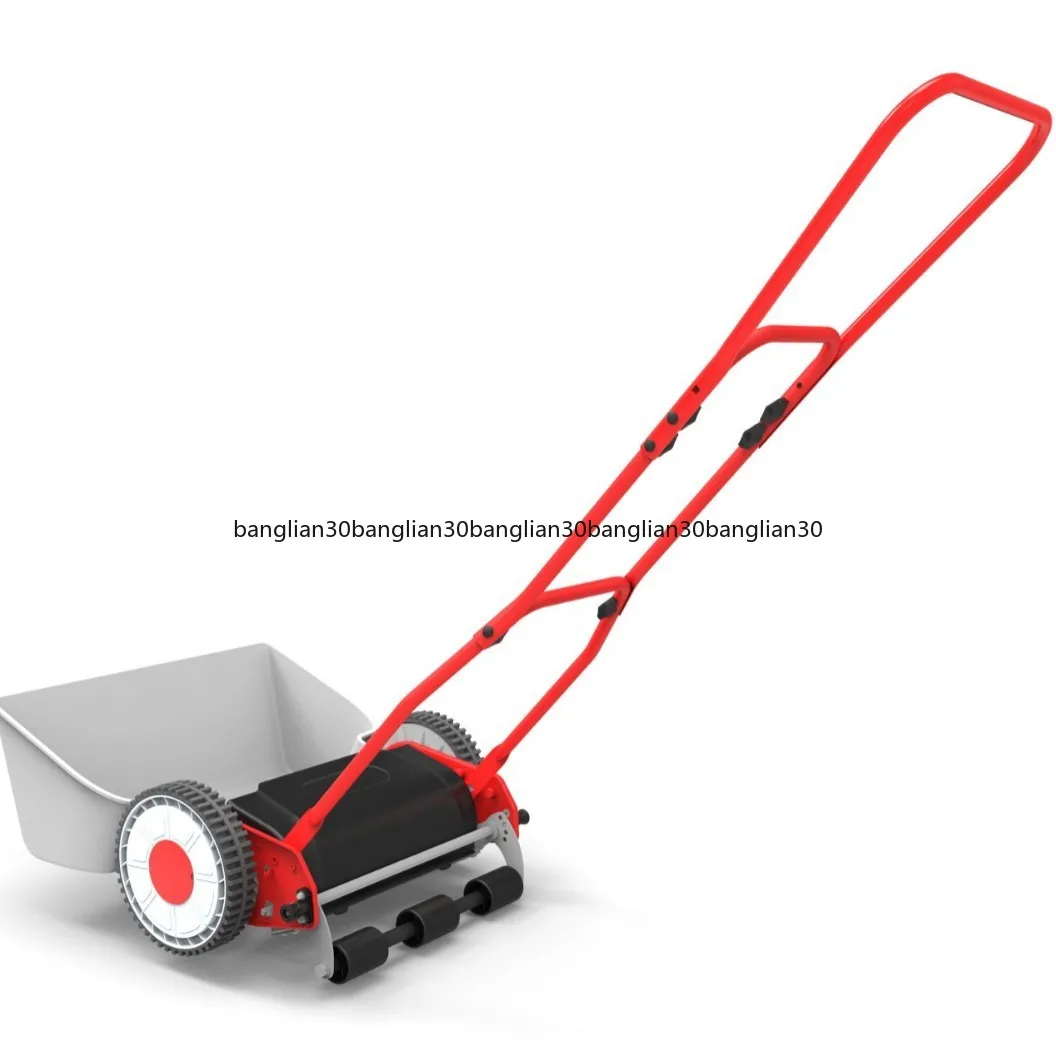 

8-12 Inch Unpowered Hand Push Villa Small Flower Gardening Weeding Mowing Home Lawn Mower