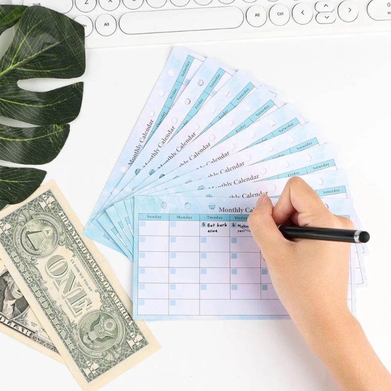 Бумага для сменных вкладышей, вкладыши для переплетного журнала, планировщик бюджета, линованные листы