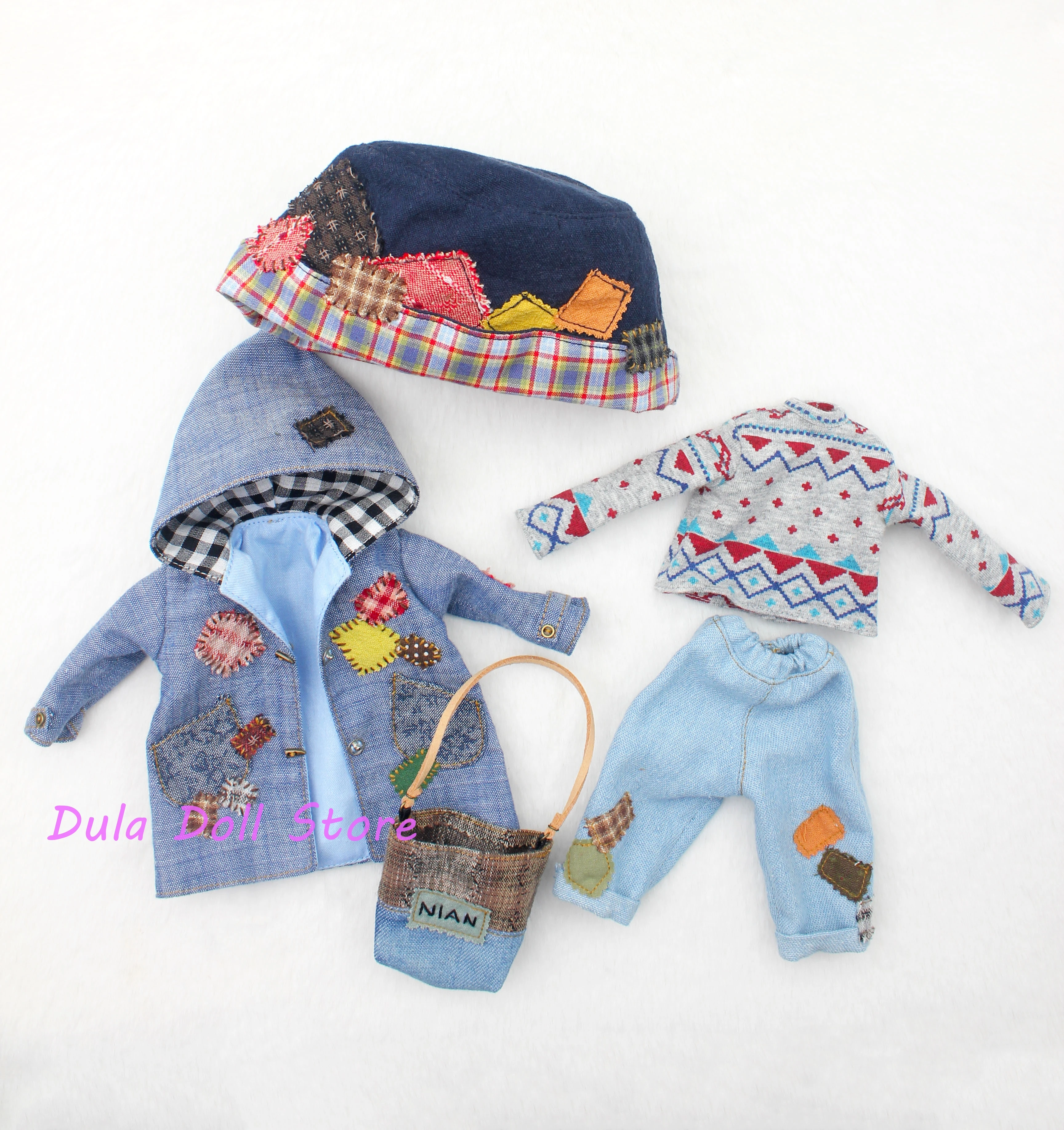 Roupas de boneca Dula para Blythe 2025, estilo vadio, terno de boneca ob24 ob22 Diandian Azone Licca 1/6, acessórios de boneca Bjd
