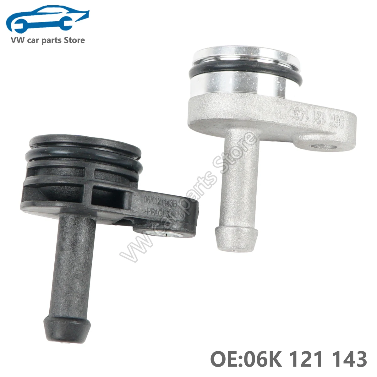 06K121143C For VW Beetle Jetta Golf MK6 CC Tiguan Passat B8 Audi A1 A3 A4 Q3 Q5 Coolant Engine Hose Flange Kit 06K 121 143 A