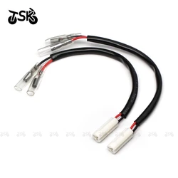 2 Wires Turn Signal Indicator Wiring Connectors Plug Adapters For Yamaha Yzf R6 R1 R3 R6s Fz6 Fzs6 Fz1 250 Motobike Accessories