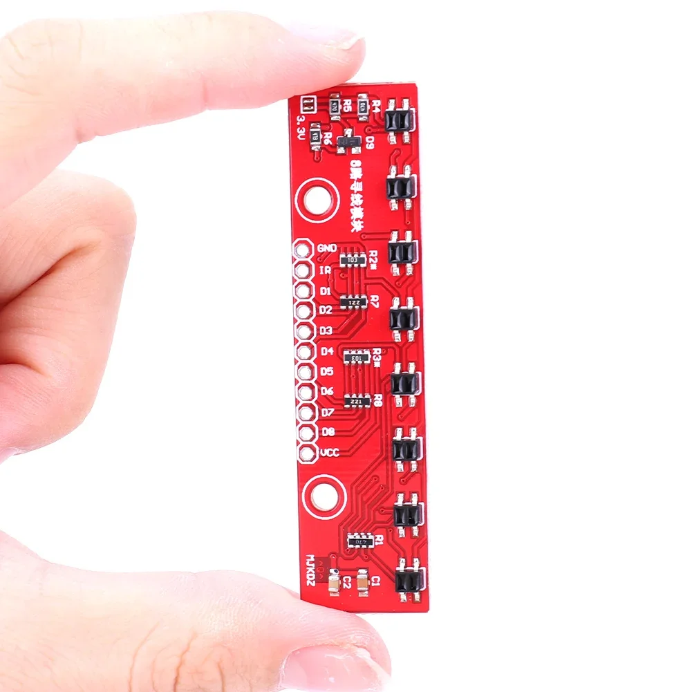 Modulo sensore di tracciamento a infrarossi IR a 8 canali per Arduino Smart Car Robot 3.3V-5V Line Track Sensor moduli sensore di rilevamento PCB