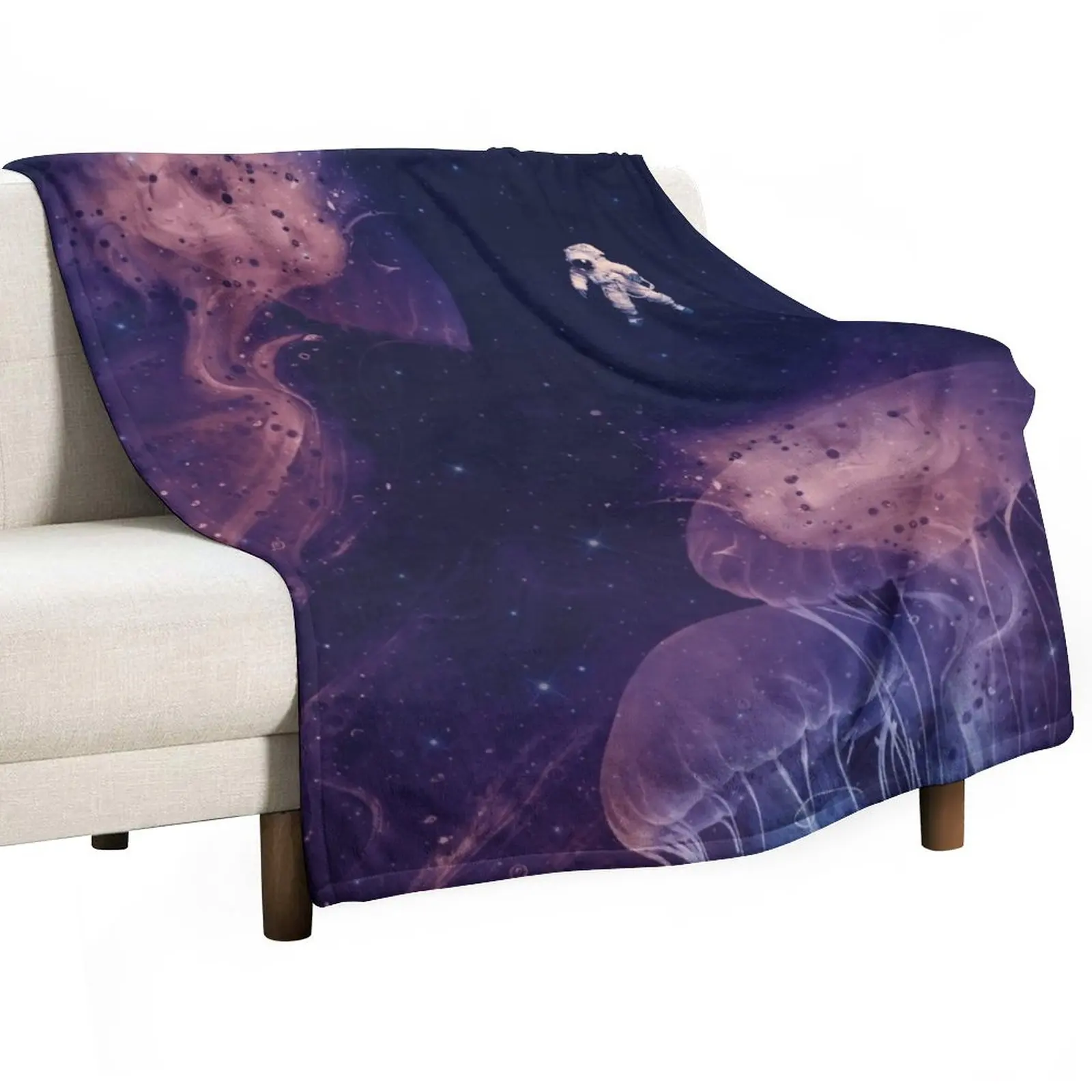 

New Ocean of Space Throw Blanket Summer Beddings Flannel Blankets