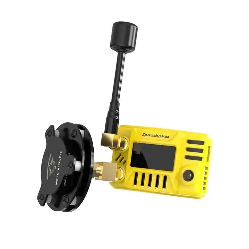 SpeedyBee 5,8 GHz 48CH receptor Dual OLED soporte OSD Firmware actualización módulo de estación de tierra para gafas Fatshark ORQA FPV herramienta RC