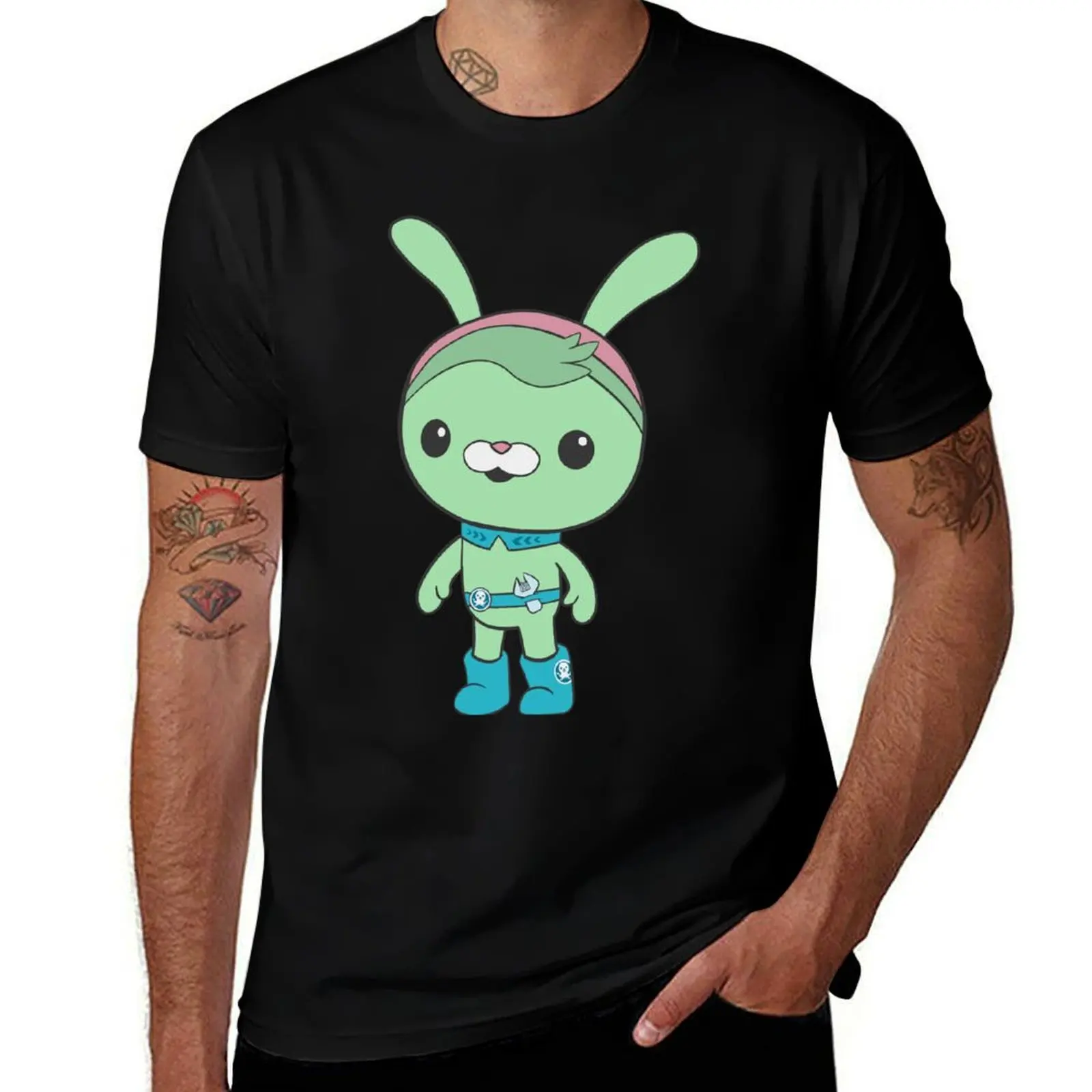 

The Octonauts Tweak T-Shirt cotton man t-shirts blacks vintage funny gifts clothing for men