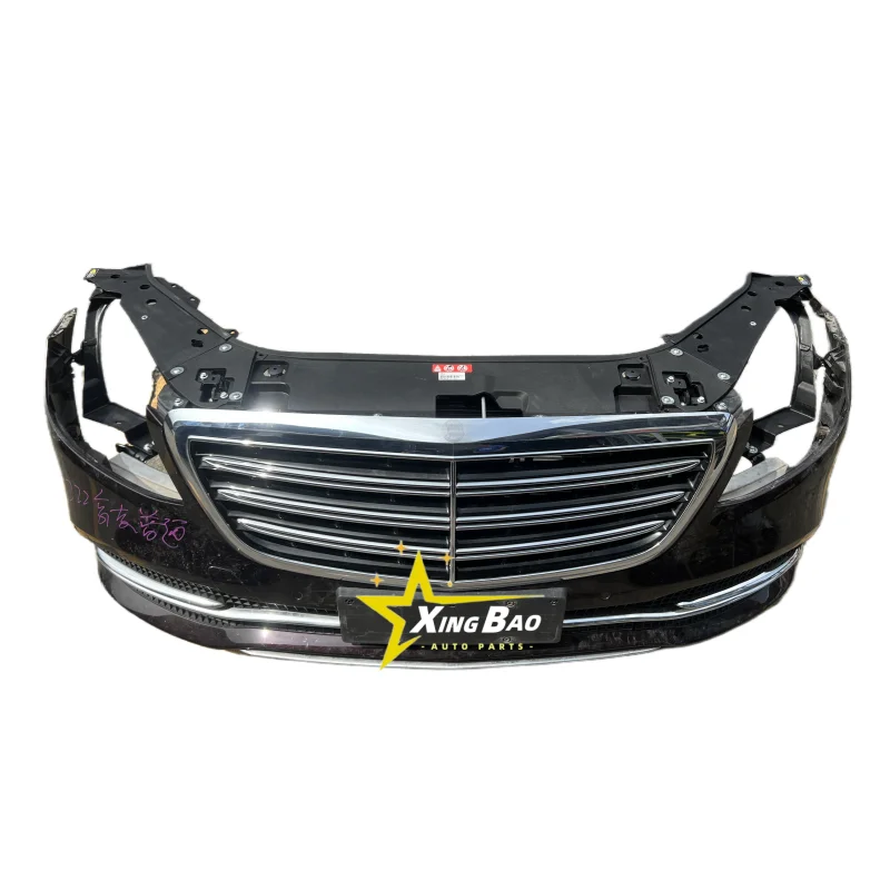 For Mercedes-S Class 220 221 222 223 Front Car Bumper Plate LED Headlight for Assembly Exterior Accessories Body Kit