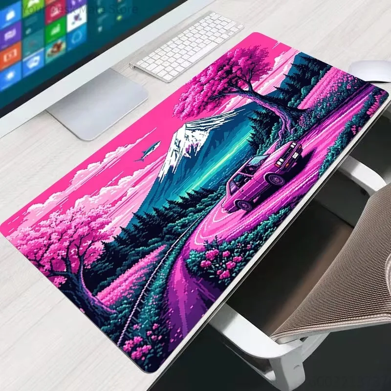 Colorful Mouse Pad HD Print Game Notebook Desk Mat XXL Large Gaming Keyboard Pad Designed specifically Retro Sports Car Mousepad