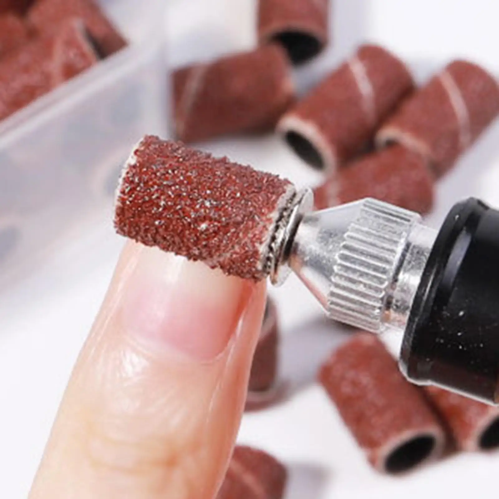 مجموعة لقم مغزل أظافر مختلطة من أكمام شريط الصنفرة لصالونات التجميل ومواد مانيكير فن الأظافر بنفسك #5