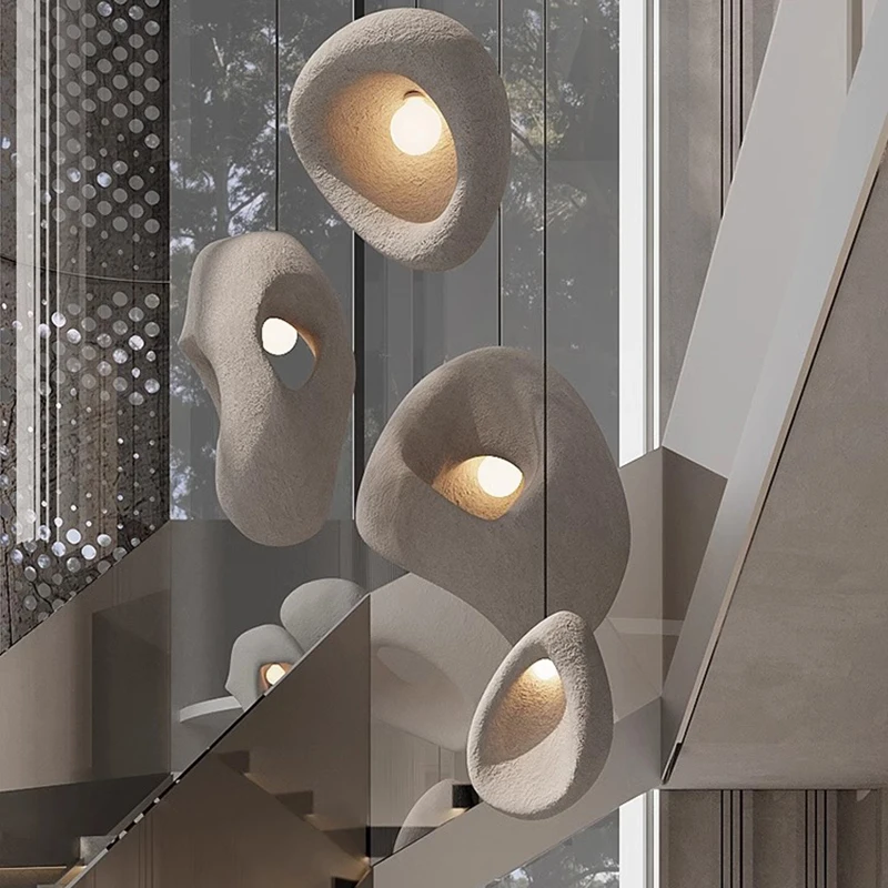Modern home decor led lights pendant light lamps forstaircase Chandeliers for living room hanging light indoor lighting