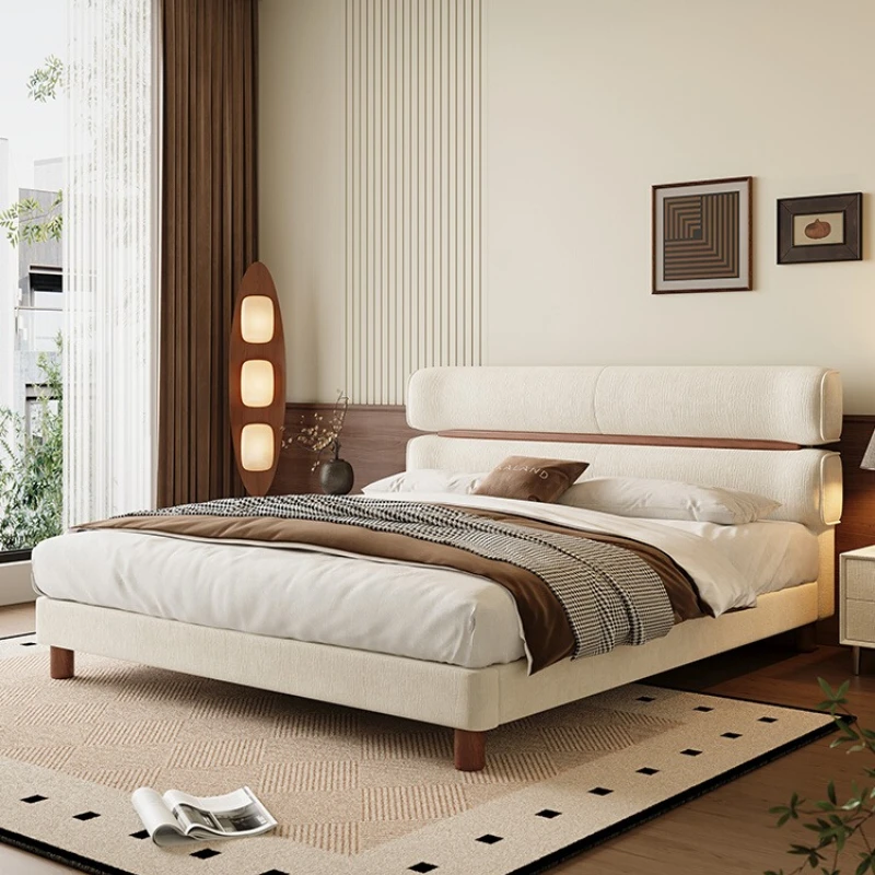 

Comfortable Simple Bed Design Wedding Soft Fashionable Designer Modern Nordic Beds High Quality Cama De Casal Home Furniture